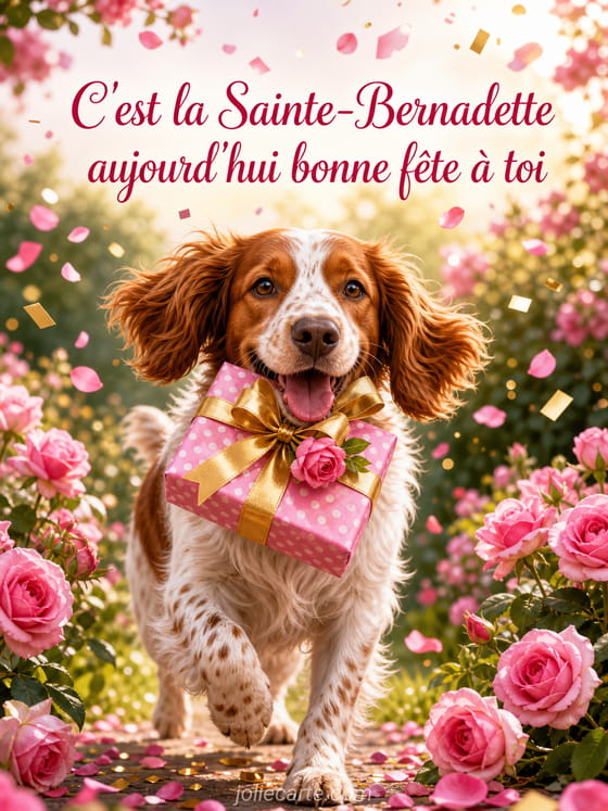 Carte bonne fête Bernadette