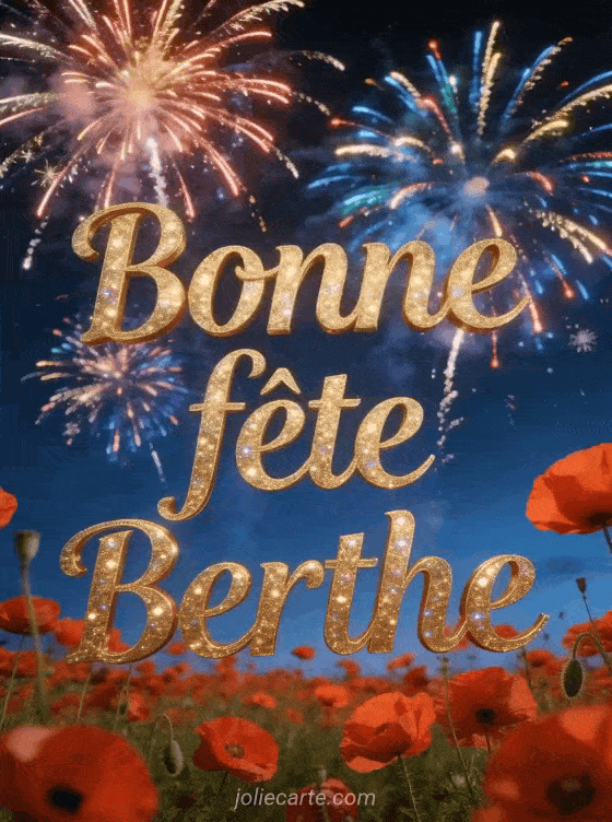 Bonne fête Berthe - Berthe bonne fete image