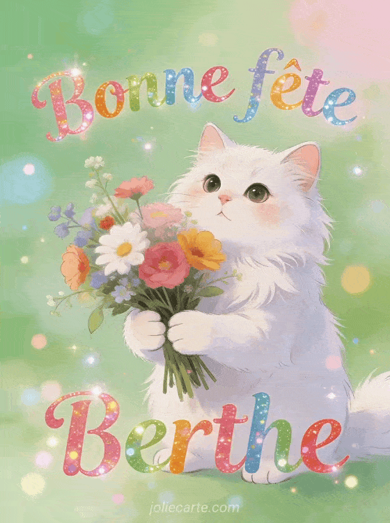 Bonne fête Berthe - Berthe gif bonne fete