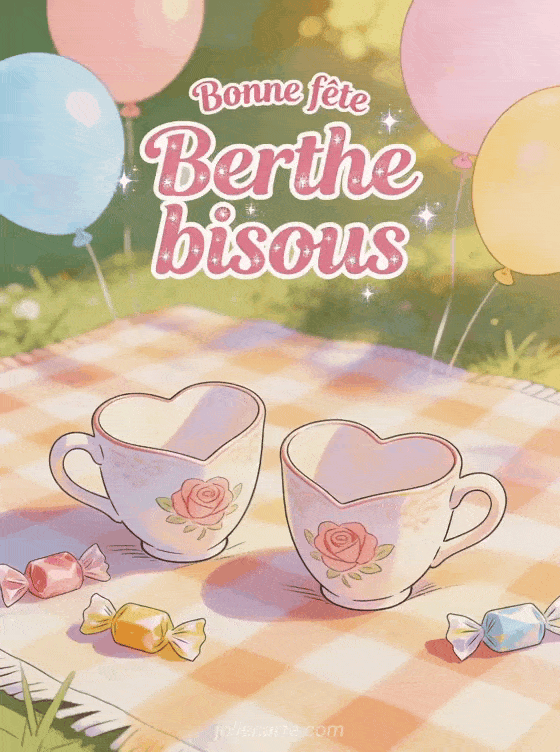 Bonne fête Berthe - Bonne fete berthe bisous
