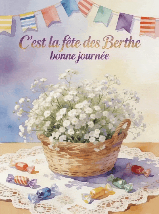 Bonne fête Berthe - Bonne fete berthe fleurs