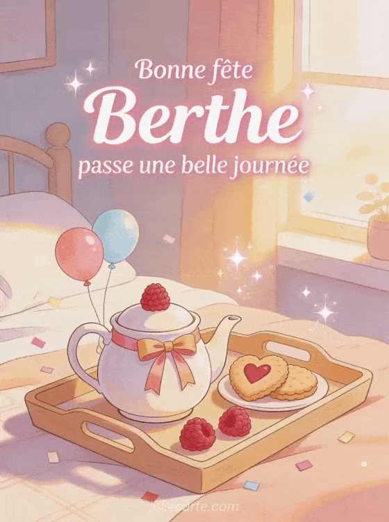 Bonne fête Berthe - Bonne fete berthe gros bisous