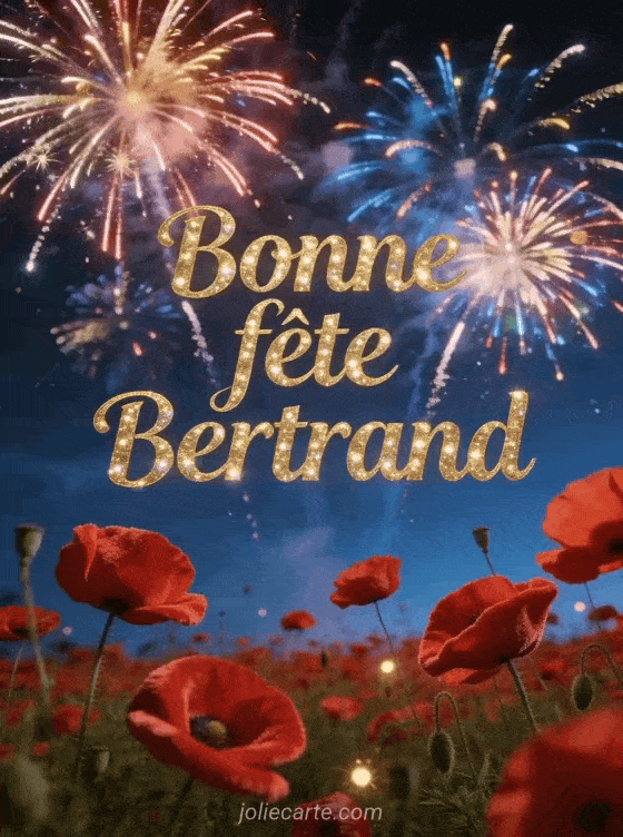 Bonne fête Bertrand - Bertrand bonne fete image