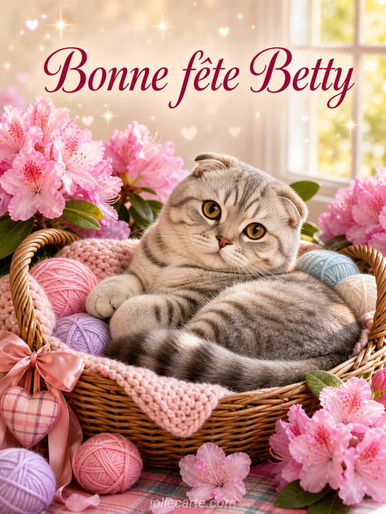 Carte bonne fĂȘte Betty