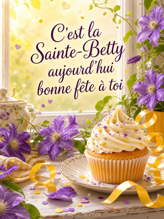 Carte bonne fĂȘte Betty