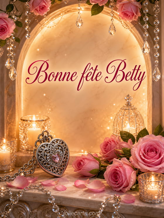 Carte bonne fĂȘte Betty