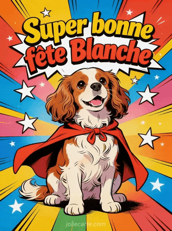 Bonne fête Blanche - Blanche gif bonne fete gratuit