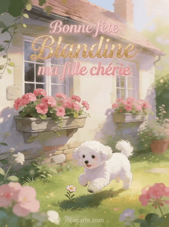 Bonne fête Blandine - Bonne fete blandine ma fille