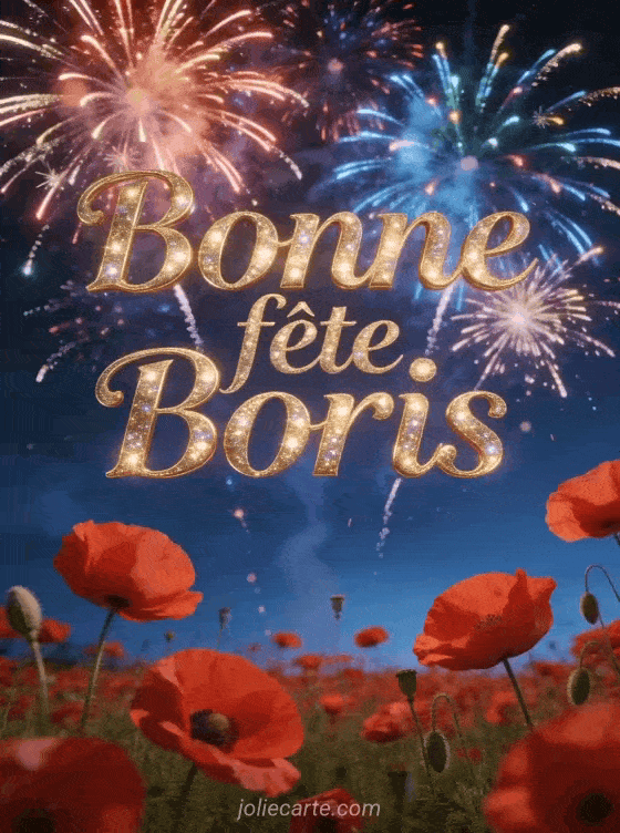 Bonne fête Boris - Bonne fete boris gratuit