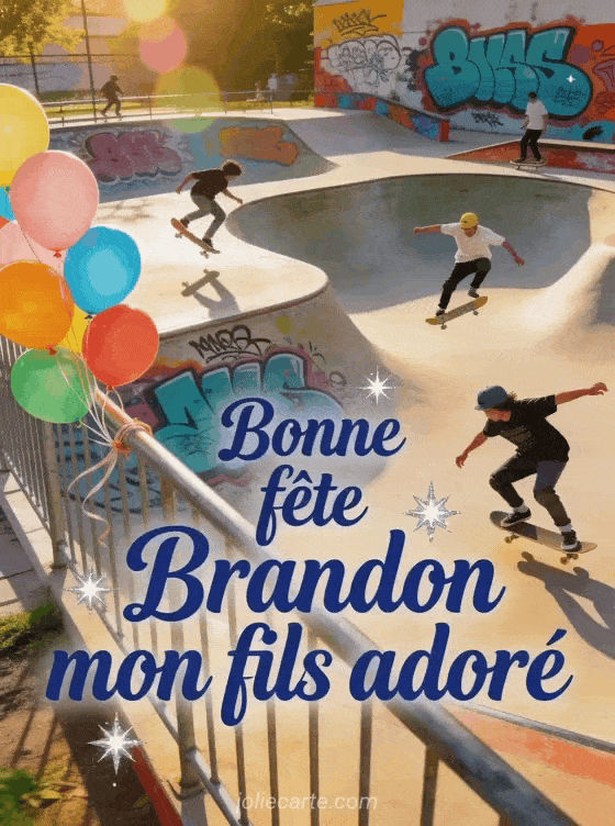 Bonne fête Brandon - Bonne fete brandon mon fils