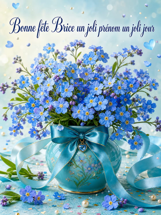 Carte bonne fĂȘte Brice