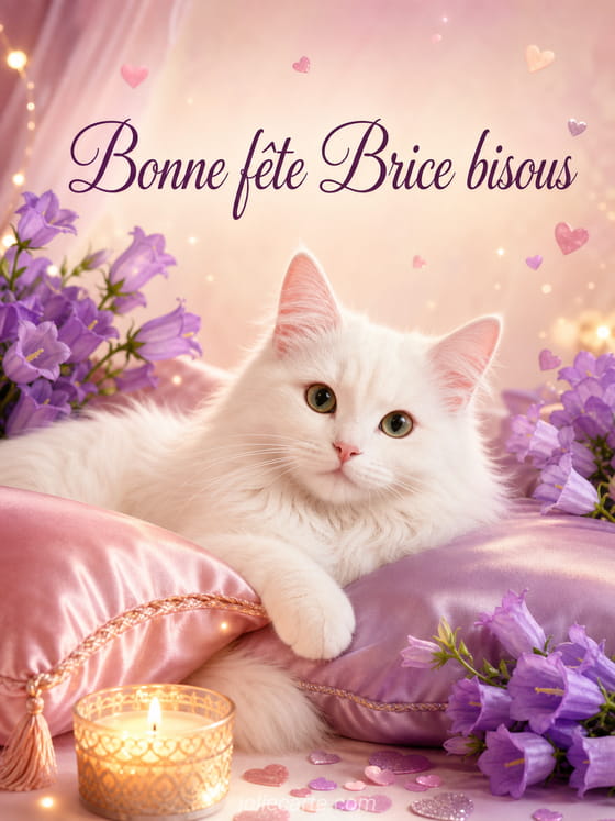 Carte bonne fĂȘte Brice