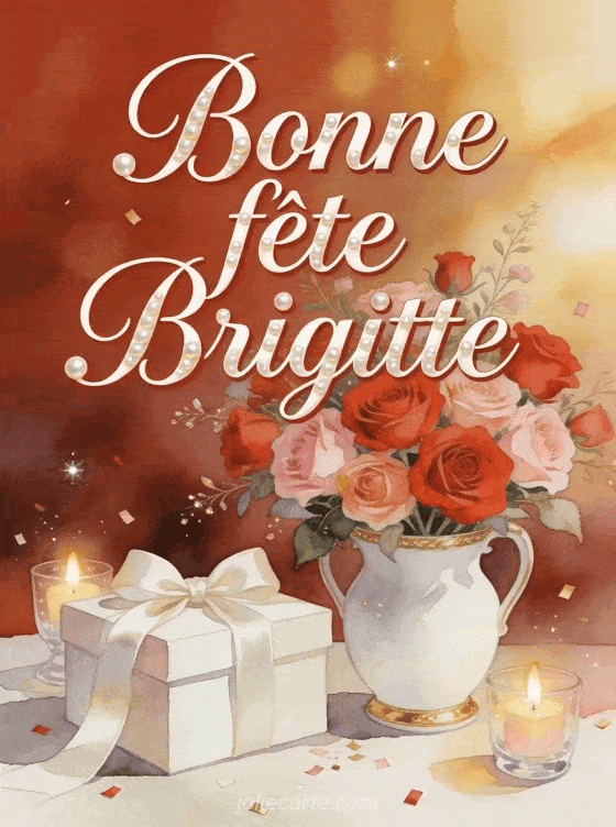 Bonne fête Brigitte - Bonne fete brigitte fleurs