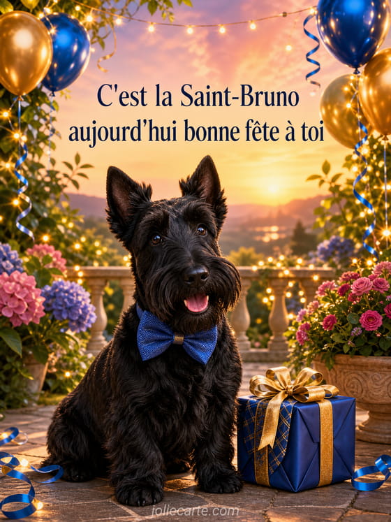 Carte bonne fĂȘte Bruno