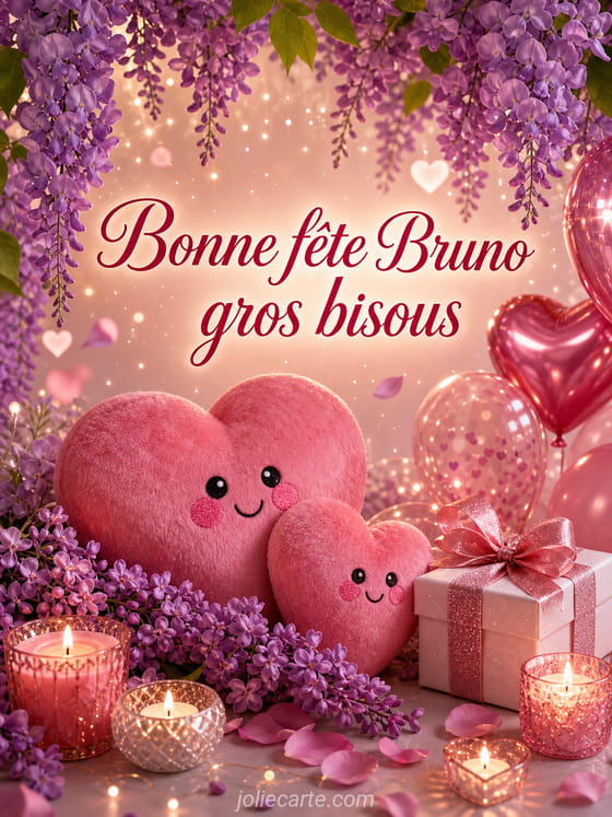 Carte bonne fĂȘte Bruno