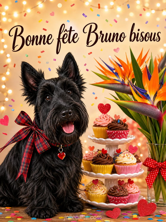 Carte bonne fĂȘte Bruno