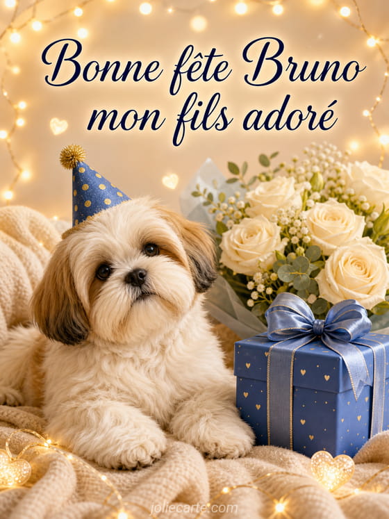 Carte bonne fĂȘte Bruno