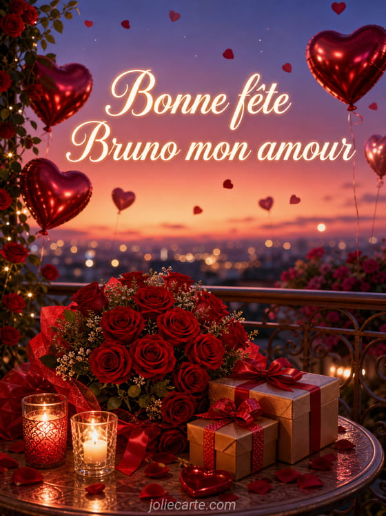 Carte bonne fĂȘte Bruno