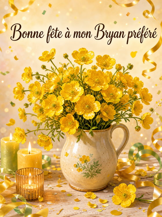 Carte bonne fĂȘte Bryan