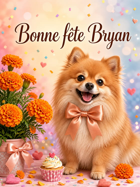Carte bonne fĂȘte Bryan