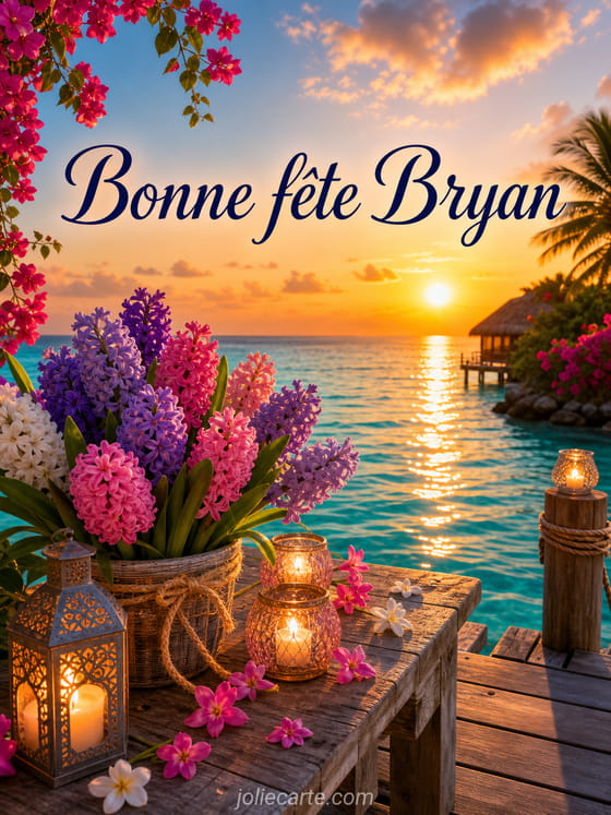 Carte bonne fĂȘte Bryan