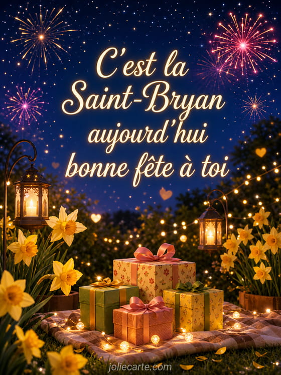 Carte bonne fĂȘte Bryan