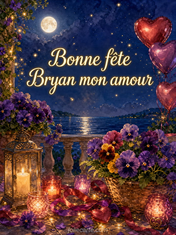 Carte bonne fĂȘte Bryan