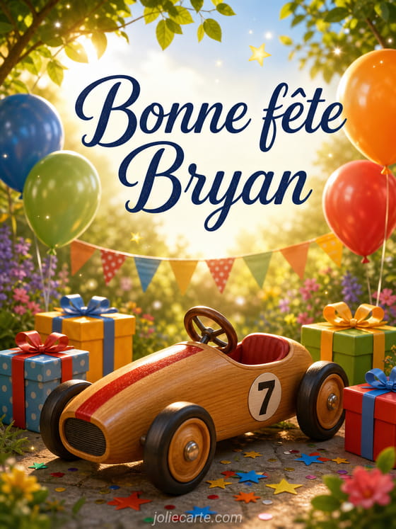 Carte bonne fĂȘte Bryan