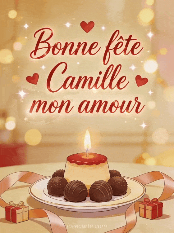 Bonne fête Camille - Bonne fete camille mon amour