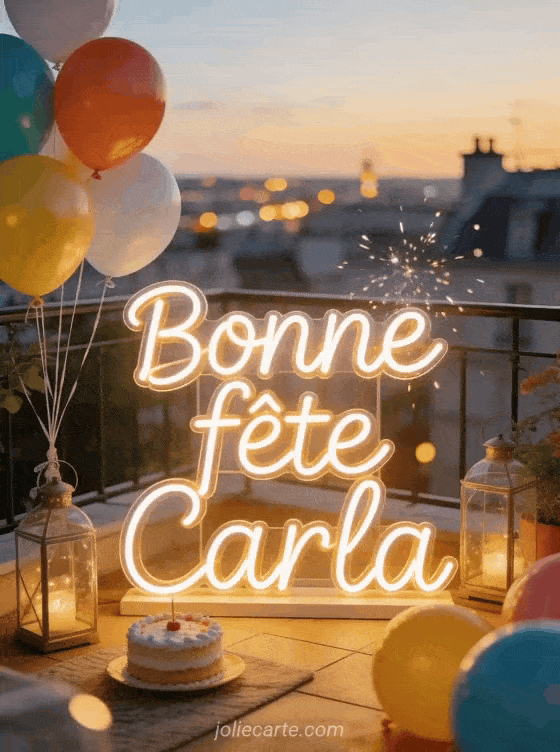 Bonne fête Carla - Bonne fete carla image