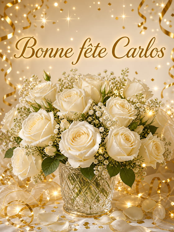 Carte bonne fĂȘte Carlos