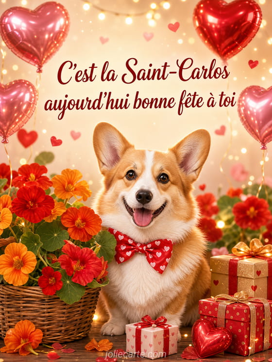 Carte bonne fĂȘte Carlos