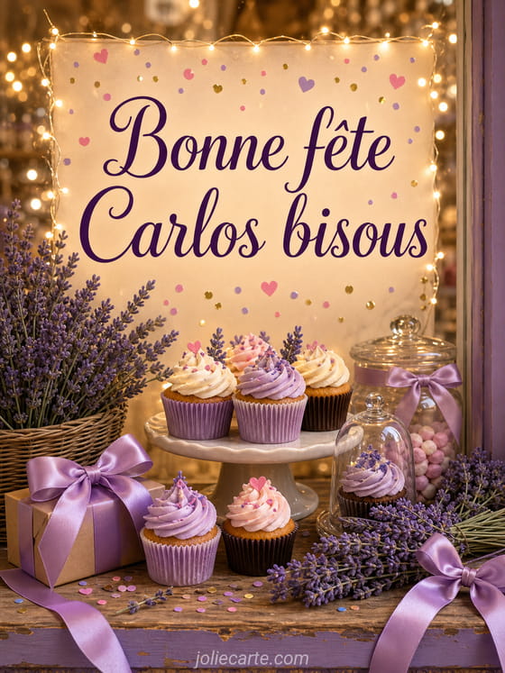 Carte bonne fĂȘte Carlos