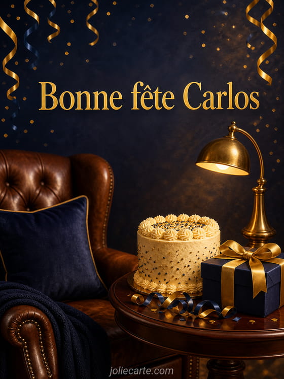 Carte bonne fĂȘte Carlos
