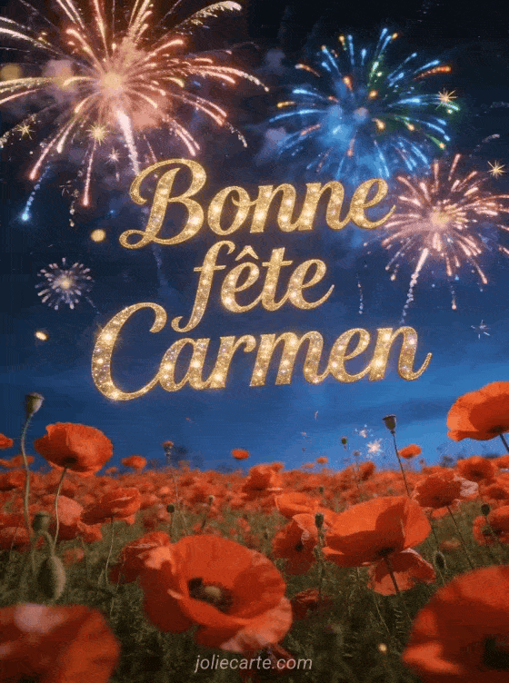 Bonne fête Carmen - Carmen bonne fete image