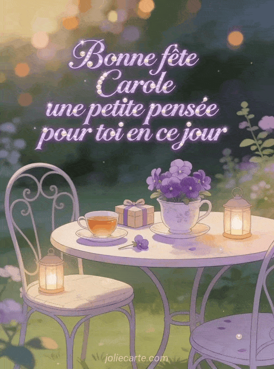 Bonne fête Carole - Bonne fete ste carole