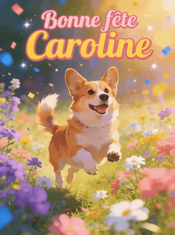 Bonne fête Caroline - Caroline gif bonne fete gratuit