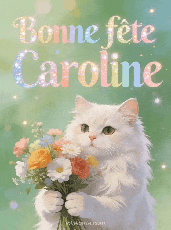Bonne fête Caroline - Caroline gif bonne fete
