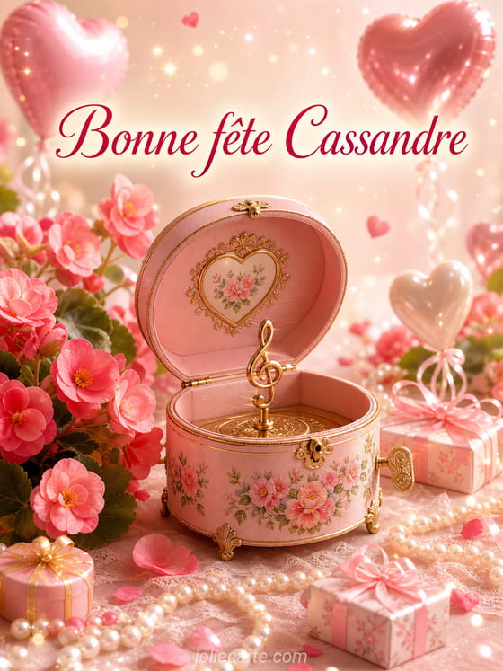 Carte bonne fête Cassandre