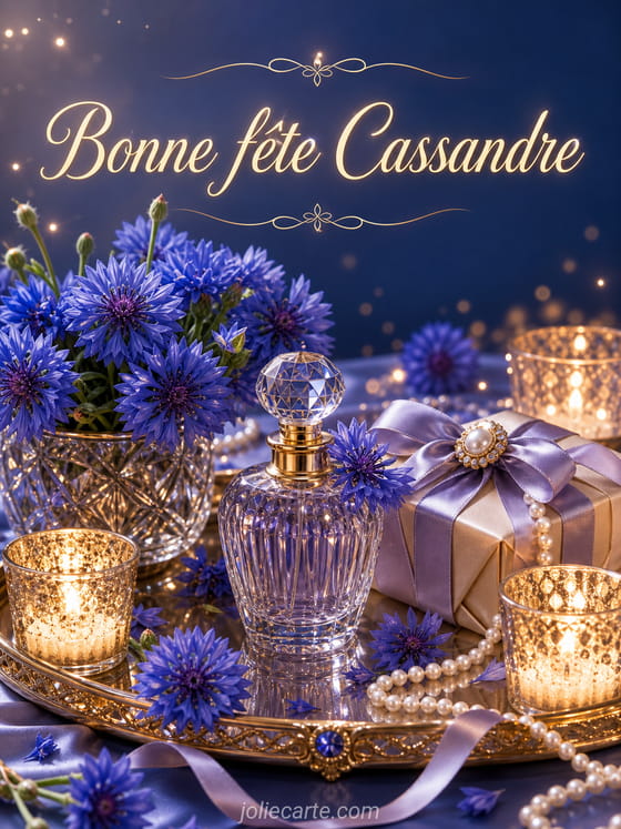 Carte bonne fête Cassandre