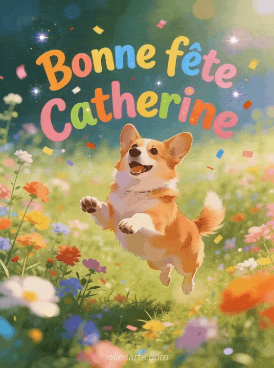 Bonne fête Catherine - Catherine gif bonne fete gratuit