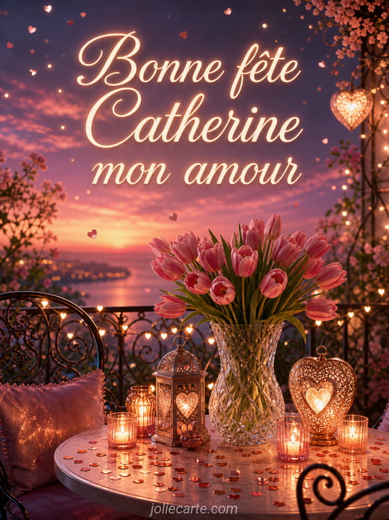 Carte bonne fête Catherine