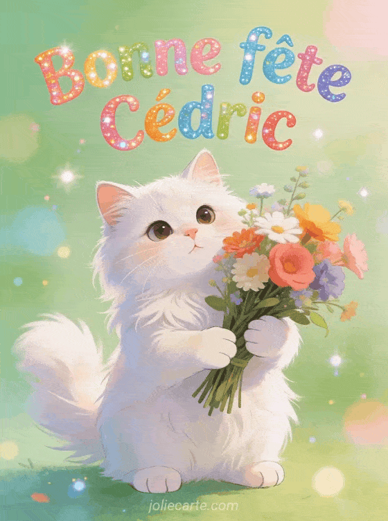 Bonne fête Cedric - Cedric gif bonne fete