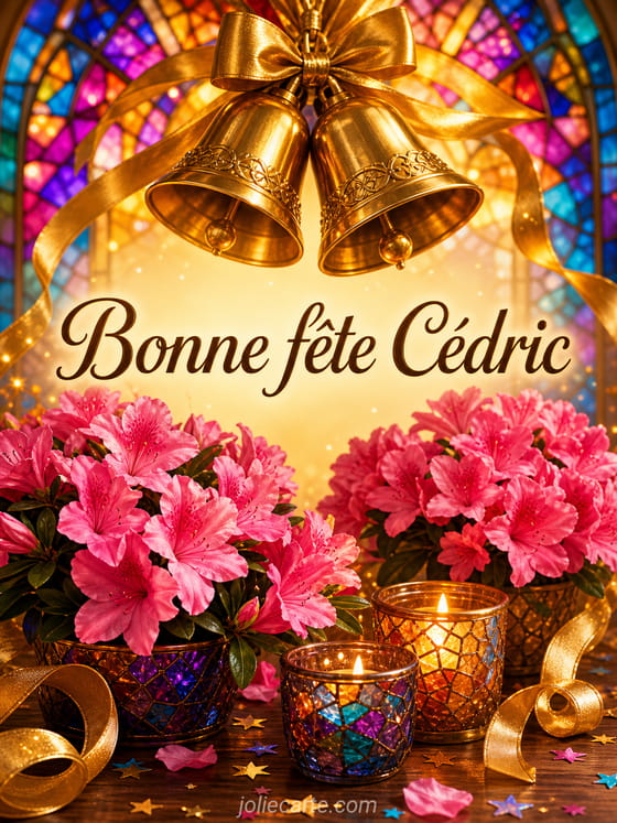 Carte bonne fête Cédric