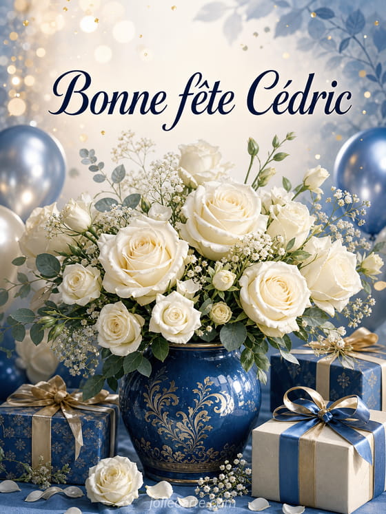 Carte bonne fête Cédric