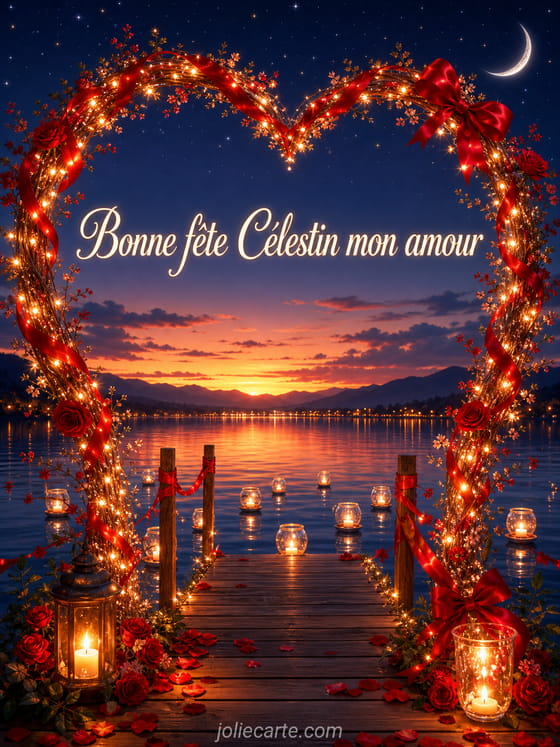 Carte bonne fĂȘte CĂ©lestin
