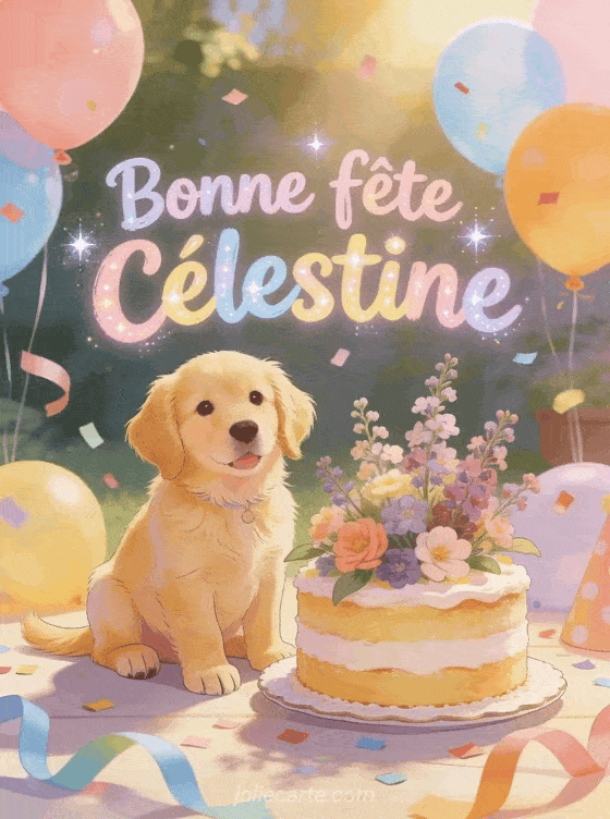 Bonne fête Célestine - Bonne fete celestine image