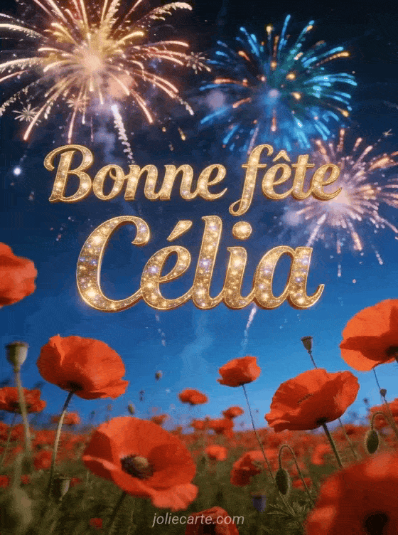 Bonne fête Célia - Celia bonne fete image