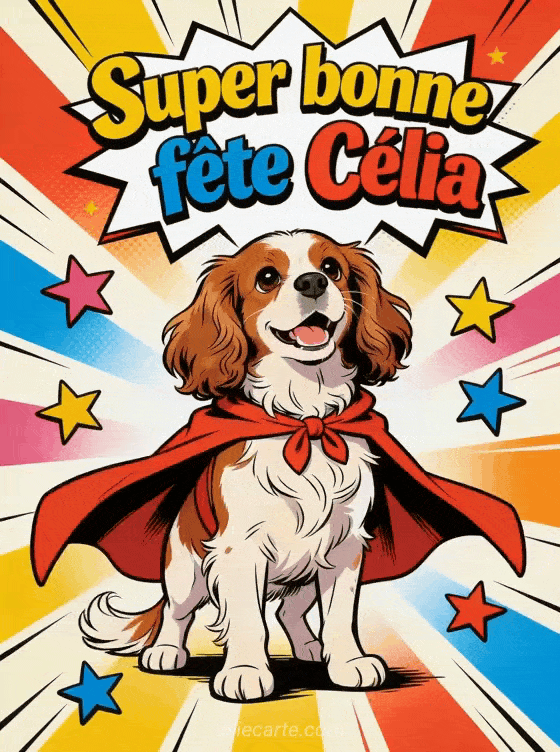 Bonne fête Célia - Celia gif bonne fete gratuit