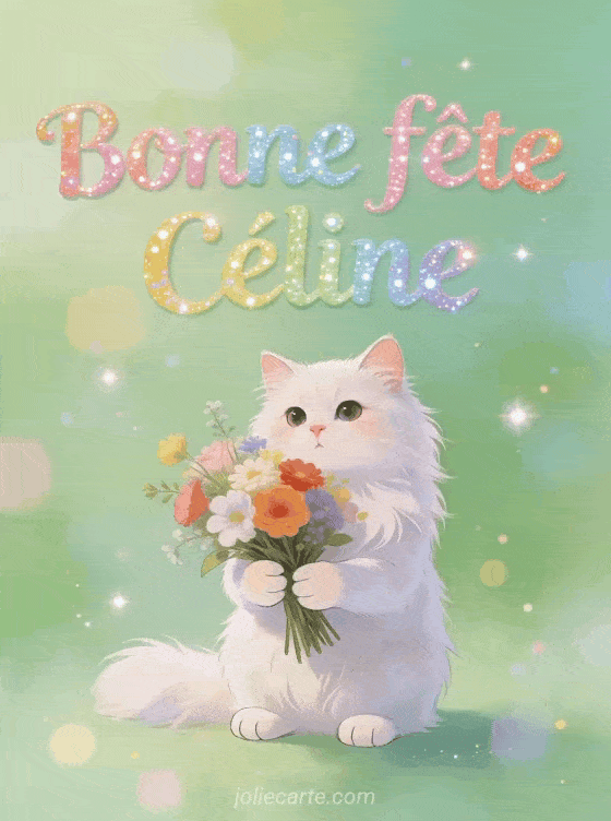 Bonne fête Celine - Celine gif bonne fete